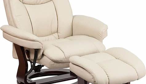 Swivel Recliner Chairs For Small Spaces Flash Furniture Microfiber With Ottoman Brown