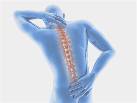 swollen vertebrae lower back