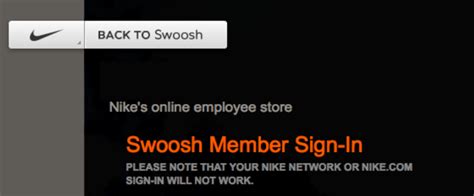 Nike Employee Online Store Swoosh Com Login And Password Portal Login
