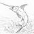 swordfish coloring page