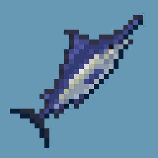 Swordfish Pixel Art