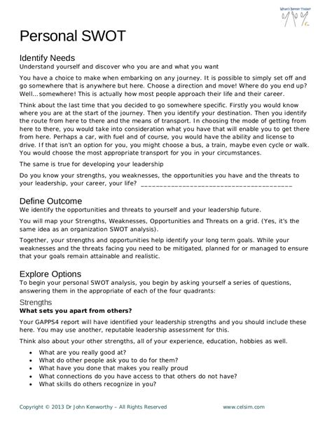 swot analytical paragraph examples