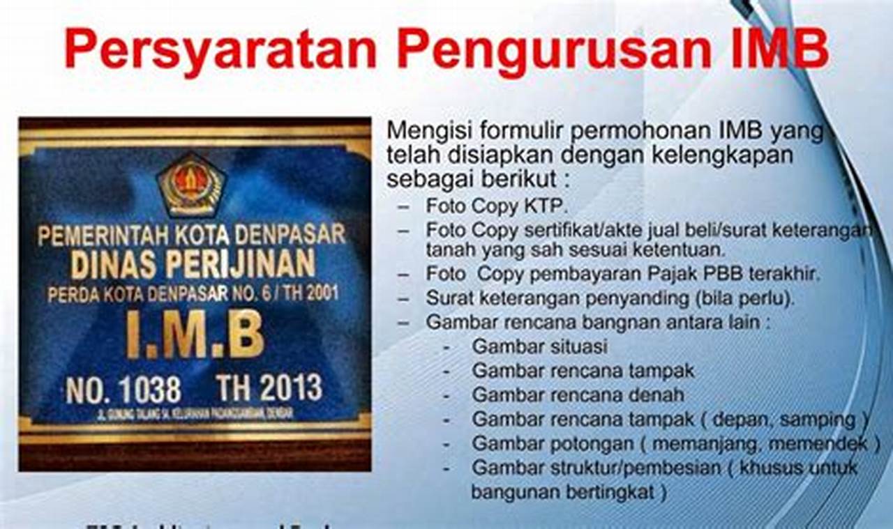 syarat membuat imb rumah pribadi