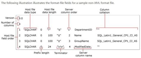 Sybase Bcp Create Format File
