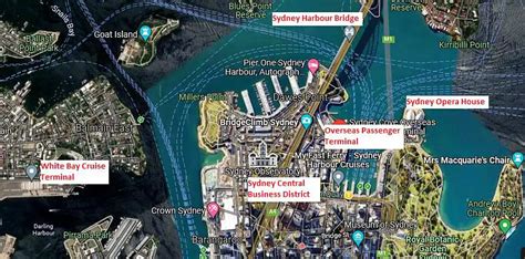 sydney australia airport to cruise port