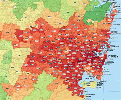 sydney australia population density