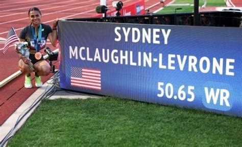 sydney mclaughlin world record video
