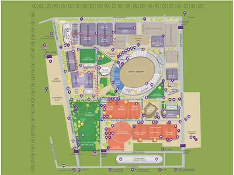 sydney royal easter show printable map