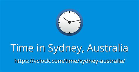 sydney time now current time