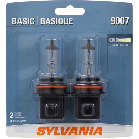 sylvania 9007 standard halogen headlight bulb