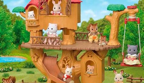 Sylvanian Family Maison Arbre Families De L'arbre De L'aventure Galaxus