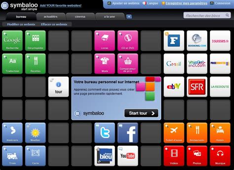 symbaloo votre page d'accueil