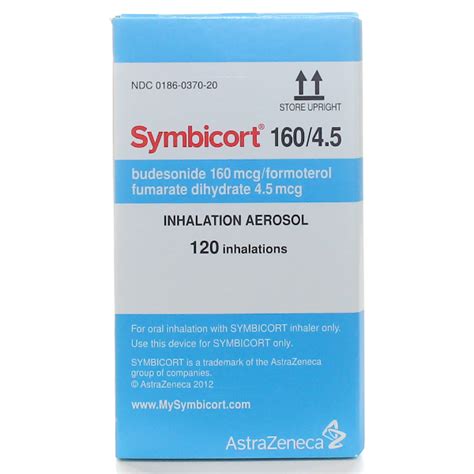 symbicort inhalation aerosol 160-4.5 mcg/act