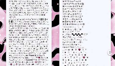 68 Aesthetic Emoji Text Symbols Caca Doresde