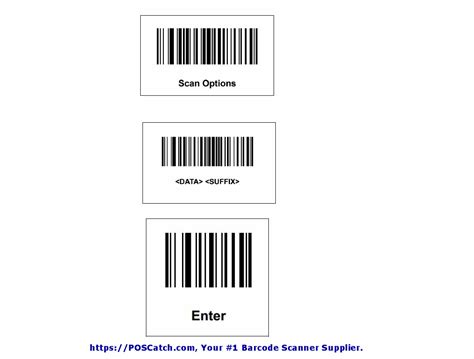 symbol scanner enter barcode