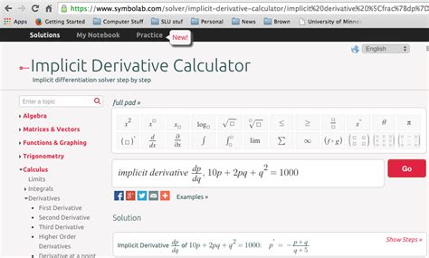 symbolab implicit differentiation