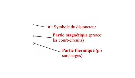 Symbole Disjoncteur Moteur Magnetothermique SEB03 Schéma électrique De Base Départ Triphasé