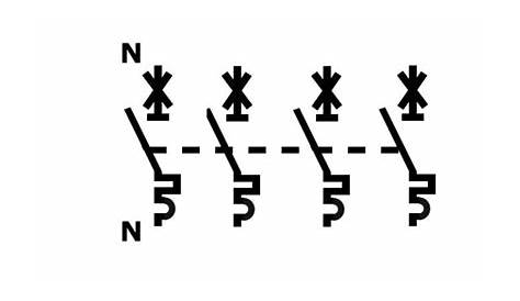 Symbole Disjoncteur Tetrapolaire Fonctionnement, Type, Et Branchement