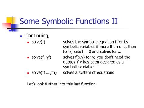 symbolic-functions