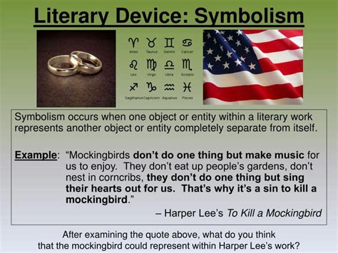 Symbolism Literary Device Example