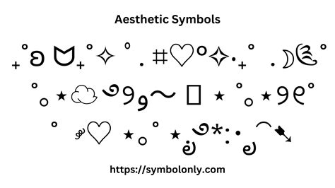 symbols copy paste aesthetic