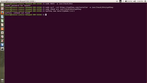 Symfony command not found Stack Overflow