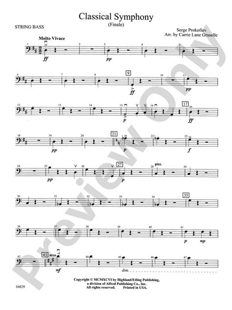 Symphony String Bass