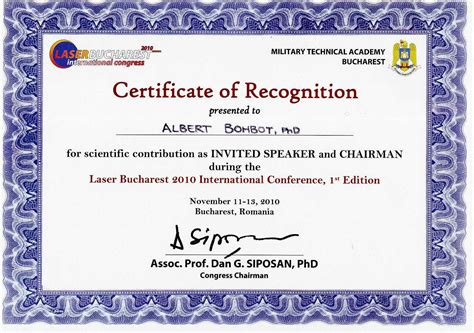 Certificate Of Appreciation Conference Choice Image with regard to