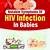 symptom of hiv in baby