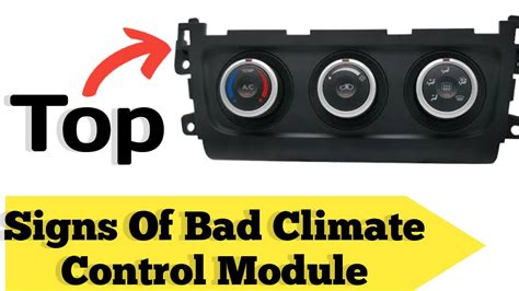 Symptoms Of A Bad Climate Control Module