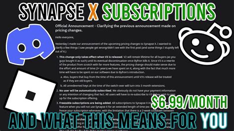 synapse x subscription reddit