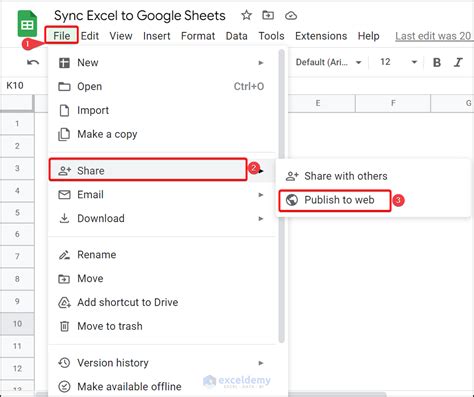 sync excel to google sheets vba