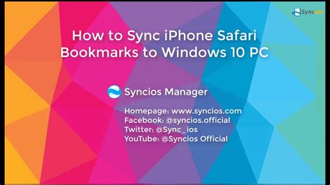 Sync Firefox Bookmarks With Iphone