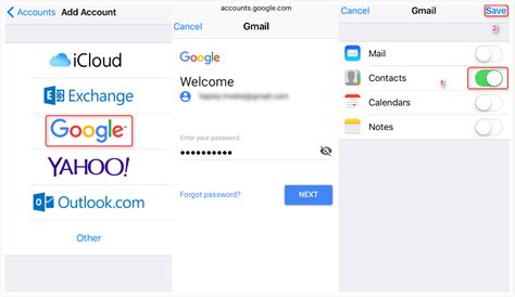 sync google contacts to icloud automatically