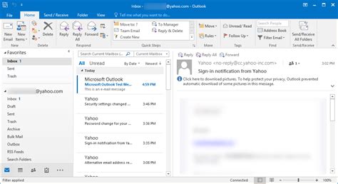 sync my yahoo mail to outlook
