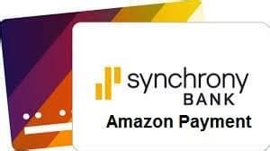 synchrony bank/amazon payment