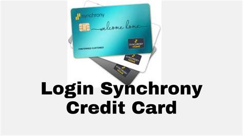 synchrony care credit pay bill online sign in