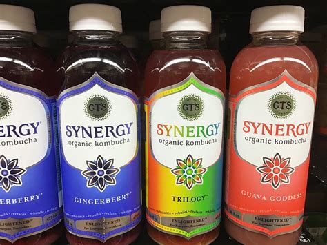 synergy kombucha nutrition label