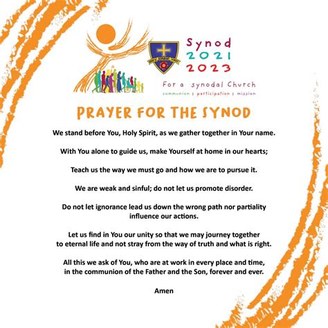 synod on synodality prayer