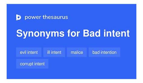 Another word for Bad, What is another, synonym word for Bad? Every