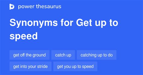synonym for catch up to speed