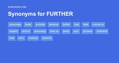 synonym for furthered