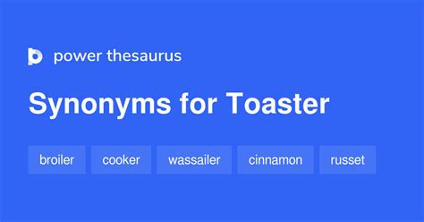 Synonym For Toaster