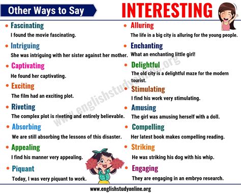 Synonym Interesting Engaging