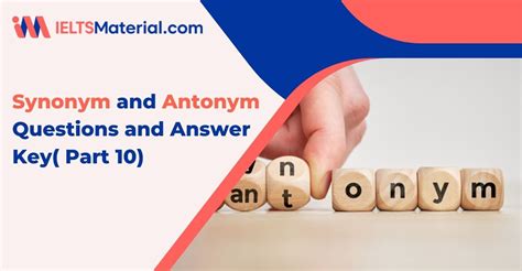 Synonym Key Questions
