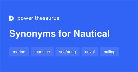 Synonym Nautical