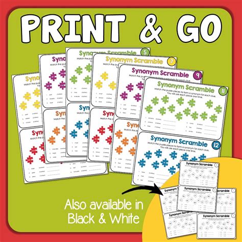 Synonym Scramble Game