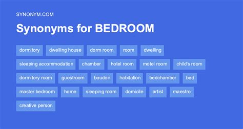 Cool Synonyms For Bedroom Ideas