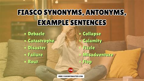 synonyms for fiasco