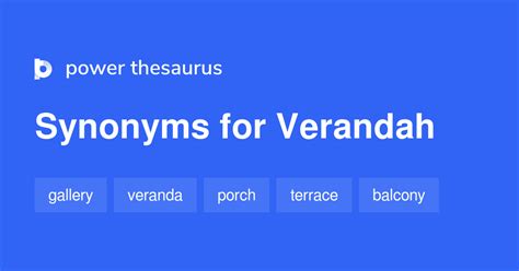 synonyms for verandah